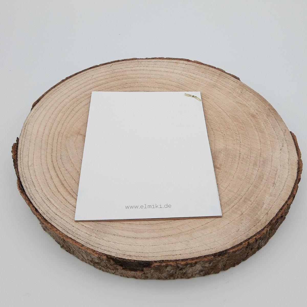 Einladungskarte Schneeflocke