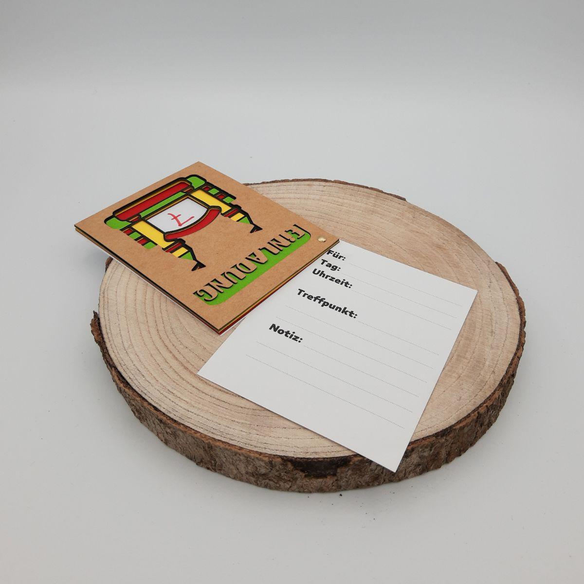 Einladungskarte Hüpfburg