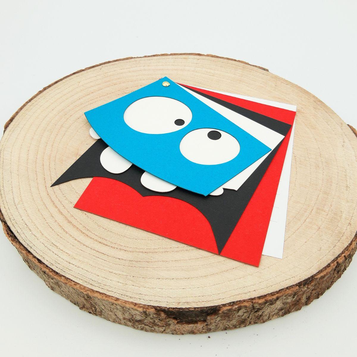 Einladungskarte Monster