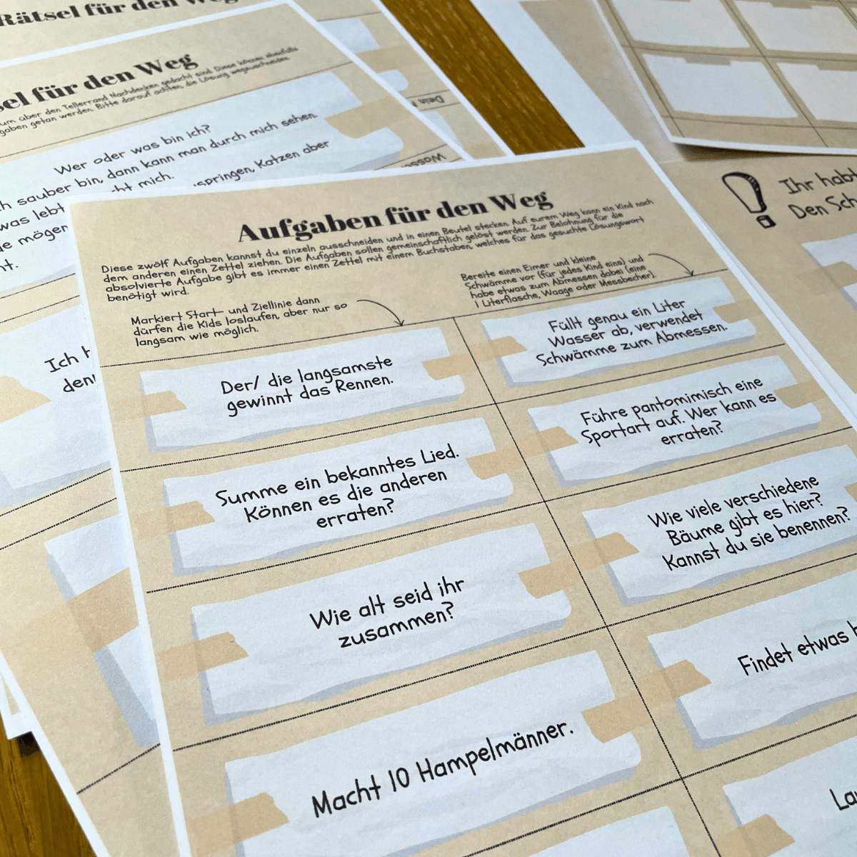 Rätsel Umschlag - Schnitzeljagd ToGo