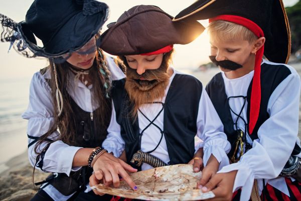 Elmiki-Schatzsuche Geburtstag Party Sets zum ausdrucken