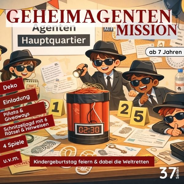 Geheimagenten Party Set