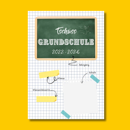 Abschied Grundschule Freundebuch Geschenk für Lehrer