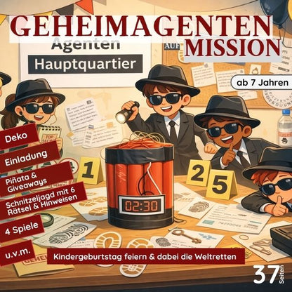Geheimagenten Party Set