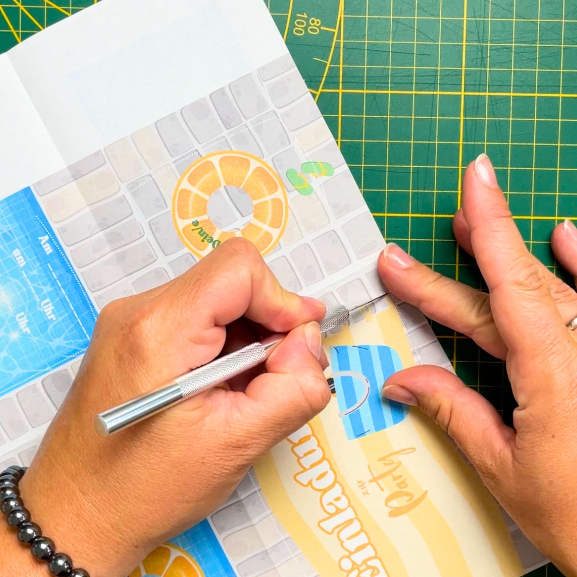 Gartenparty Pool DIY basteln Schritt für Schritt