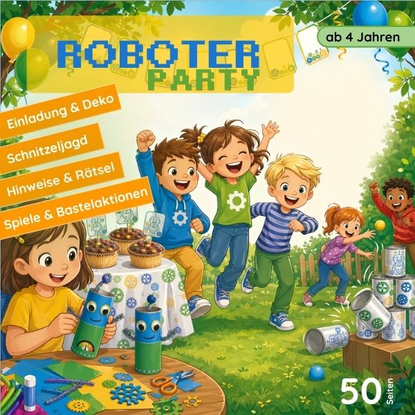 Roboter Party Set