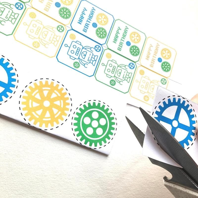 Roboter Party Set – Die technologische Geburtstagsparty direkt aus dem Drucker - Muffin Picker