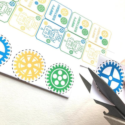 Roboter Party Set – Die technologische Geburtstagsparty direkt aus dem Drucker - Muffin Picker