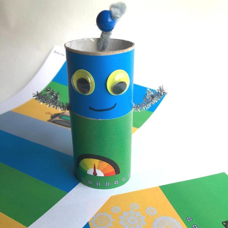 Roboter Party Set – Die technologische Geburtstagsparty direkt aus dem Drucker - Roboter basteln