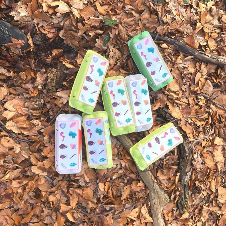 Wald Party Set für Kinder | Einladung, Deko, Spiele &amp; Schnitzeljagd | Sofort-Download Waldsuche
