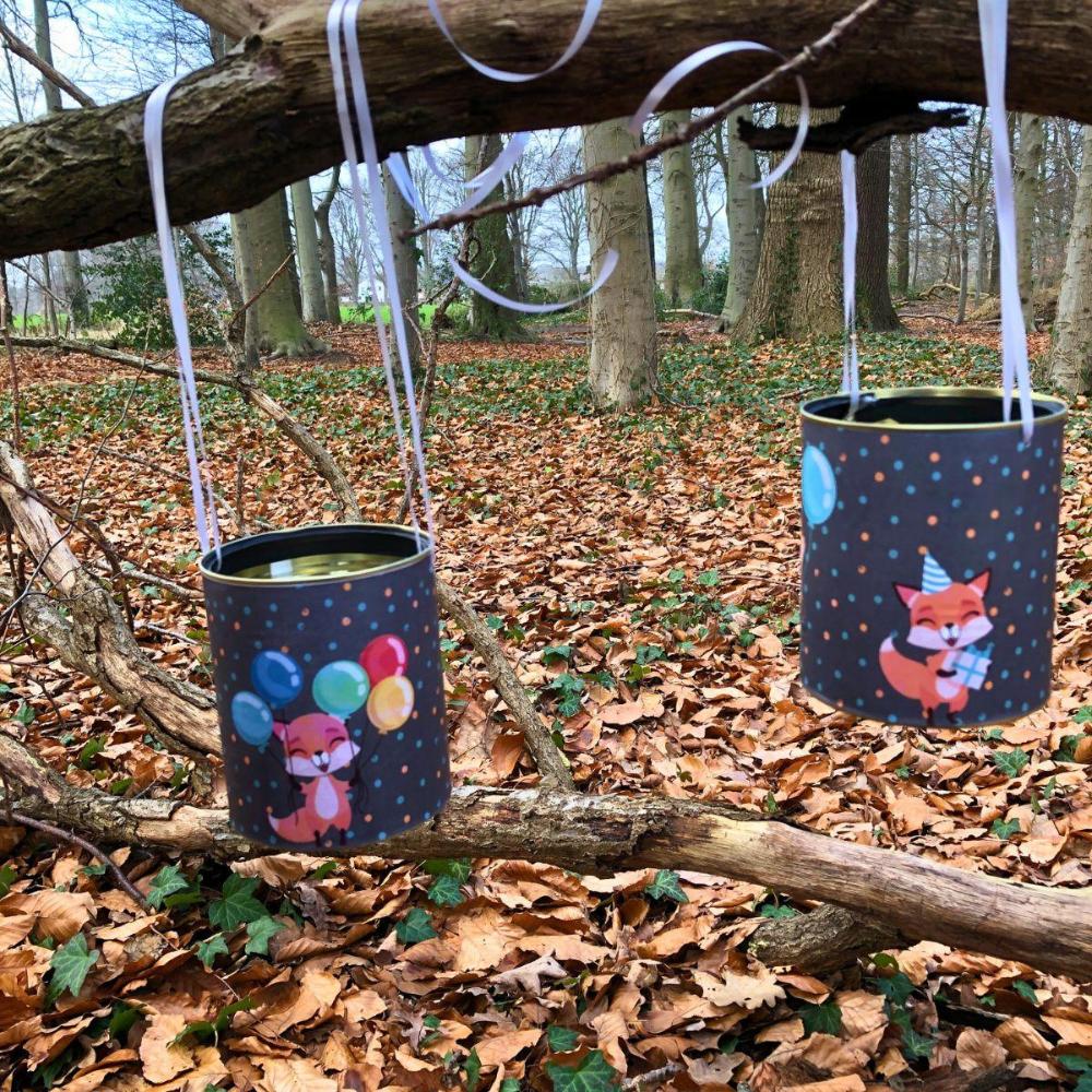 Wald Party Set für Kinder | Einladung, Deko, Spiele und Schnitzeljagd | Sofort-Download  Dosen Spielidee