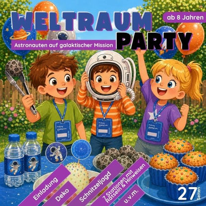 Weltraum Party Set