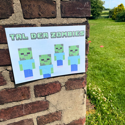 Block Kindergeburtstags Party - Tal der Zombies Spiel - elmiki.de