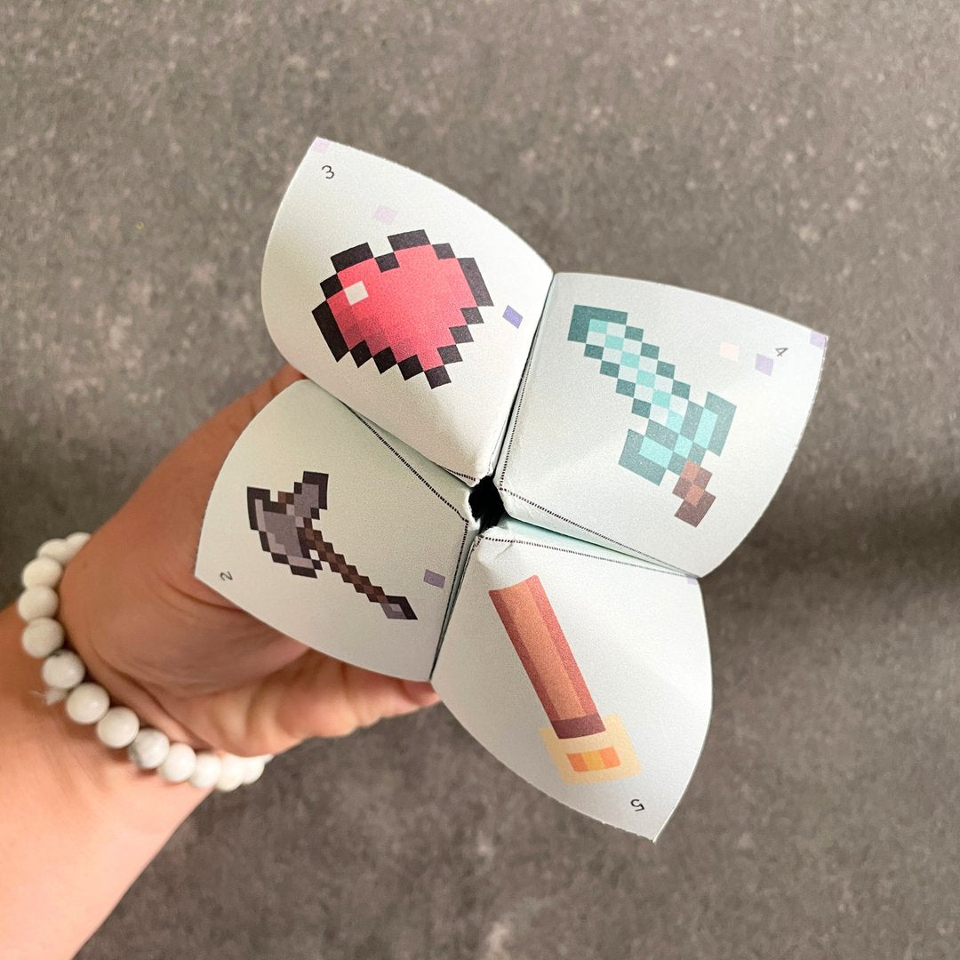 Block Kindergeburtstags Party - Die Kugel der Macht - gebastelt - elmiki.de