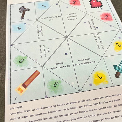 Block Kindergeburtstags Party - Die Kugel der Macht - Druckvorlage - elmiki.de