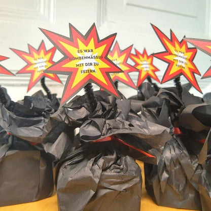 Geheimagenten Party set um ausdrucken Gastgeschenke zum Kindergeburtstag