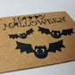 Handgefertigte Einladung Happy Halloween Grusel Party Fledermaus
